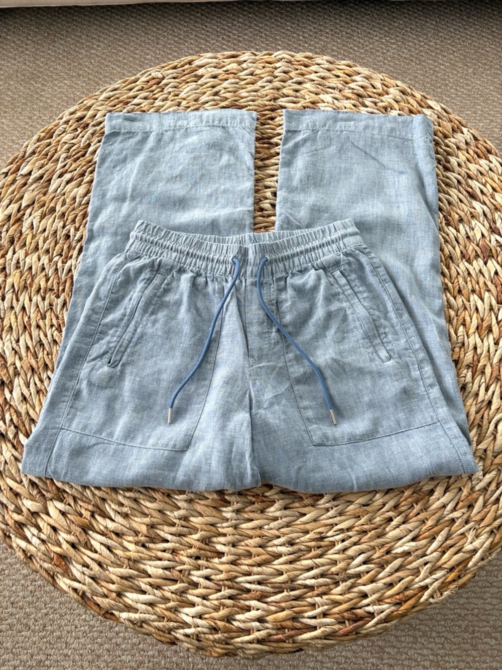 Athleta Linen Retreat Wide Leg Pant - Picture 4 of 16